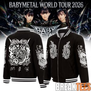 Babymetal “WORLD TOUR 2026” Signature Limited Edition Bomber Jacket