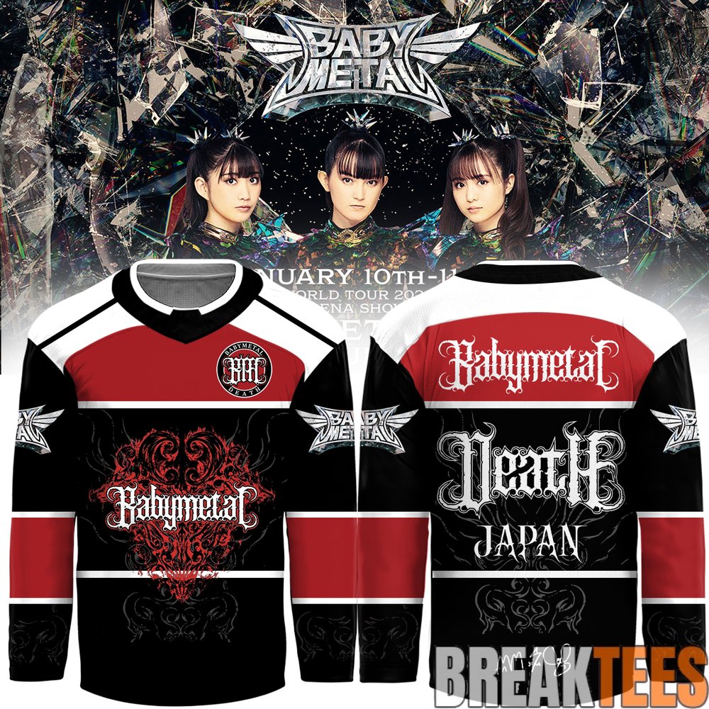 Babymetal “WORLD TOUR 2026” Signature Limited Edition Hockey Jersey Babymetal “WORLD TOUR 2026” Signature Limited Edition Hockey Jersey