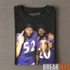 Baltimore Ravens Ray Lewis, Ed Reed & Terrell Suggs Drinking & Middle Finger Tee