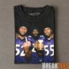 Detroit Lions Aidan Hutchinson Drinking & Middle Finger Tee