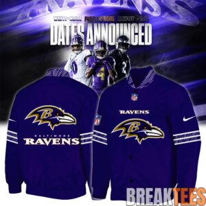 Baltimore Ravens Rivalries Collection Special Bomber Jacket 1 Baltimore Ravens Rivalries Collection Special Bomber Jacket 1