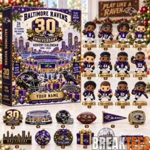 Baltimore Ravens 2026 30th Anniversary Advent Calendar Box