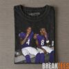 Buffalo Bills James Cook, Josh Allen & Khalil Shakir Drinking & Middle Finger Tee