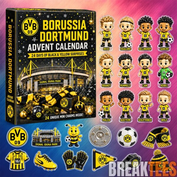 Borussia Dortmund Advent Calendar 2026 for Soccer Fans - 24 Days