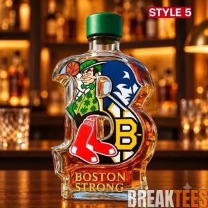 Boston City Strong Teams Glory Whiskey Decanter 3