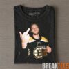 Carolina Hurricanes Sebastian Aho Drinking & Middle Finger Tee