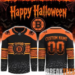 Boston Bruins x Halloween Day ’26 Custom Hockey Jersey