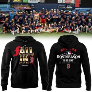 Boston Red Sox 2026 Postseason Fall In Hoodie – Fall In October