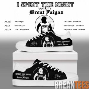 Brent Faiyaz I Spent The Night With Brent Faiyaz Tour Stan Smith Shoes 1