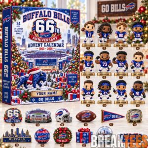 Buffalo Bills 66th Anniversary Christmas 2026 Advent Calendar