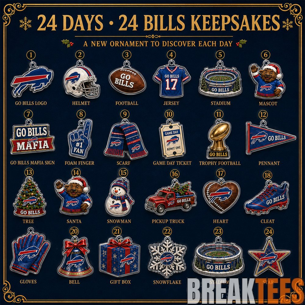 Buffalo Bills Christmas 2026 Advent Calendar Buffalo Bills Christmas 2026 Advent Calendar