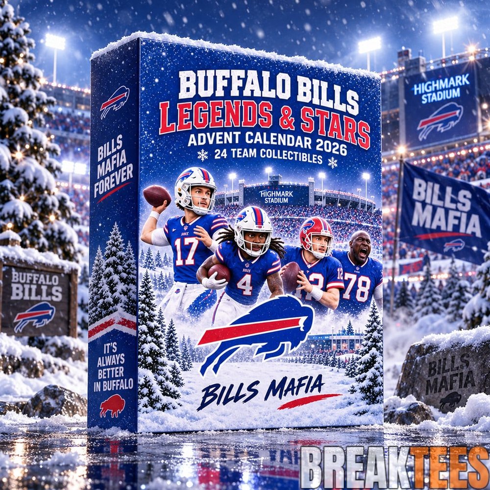 Buffalo Bills ‘Bills Mafia’ Legends And Stars Advent Calendar 2026 For Football Fans Buffalo Bills ‘Bills Mafia’ Legends And Stars Advent Calendar 2026 For Football Fans