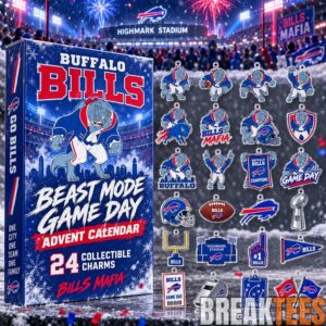 Buffalo Bills x Beast Mode Game Day Advent Calendar 2026 For Football Fans