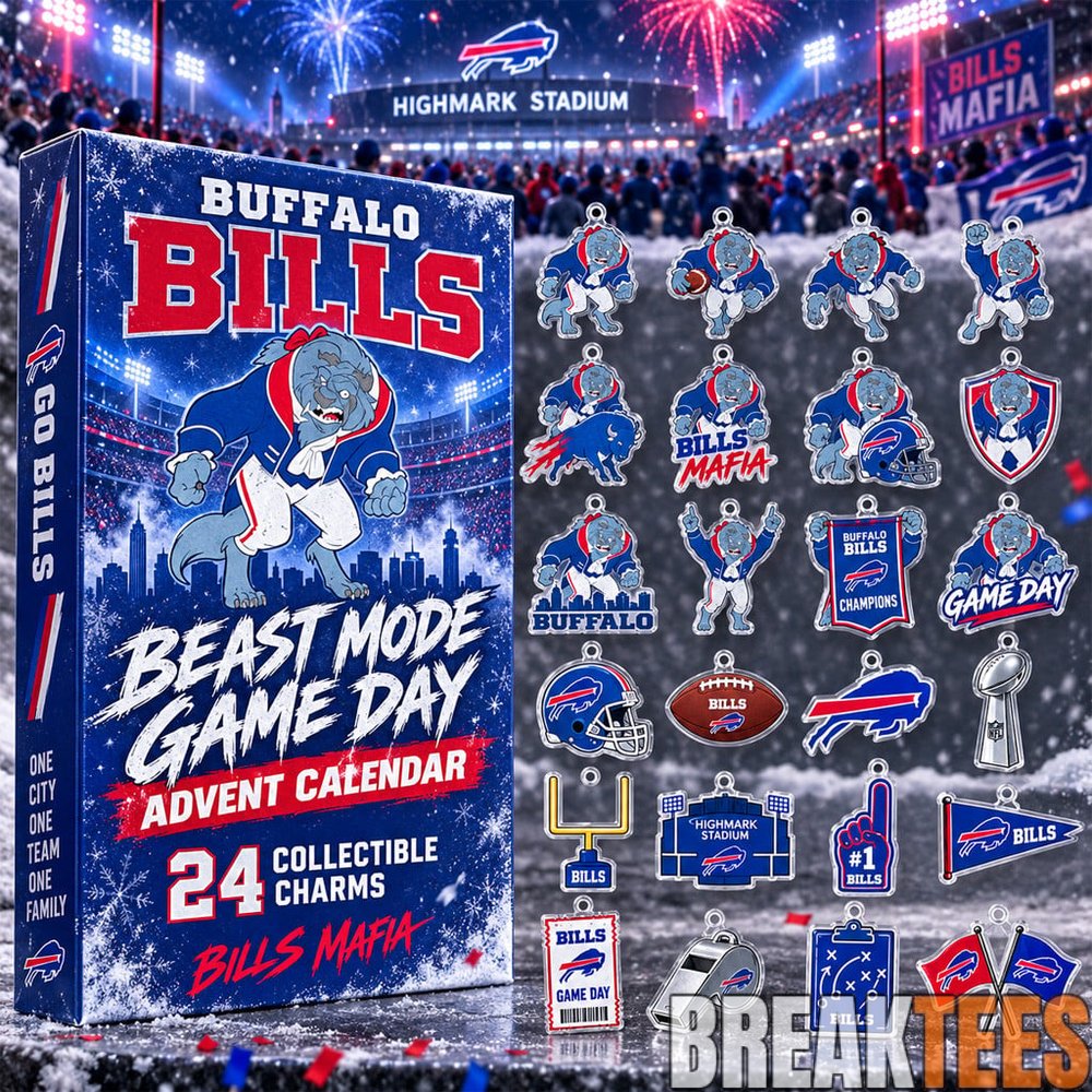 Buffalo Bills x Beast Mode Game Day Advent Calendar 2026 For Football Fans Buffalo Bills x Beast Mode Game Day Advent Calendar 2026 For Football Fans