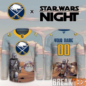 Buffalo Sabres Star Wars Night Limited Custom Hockey Jersey