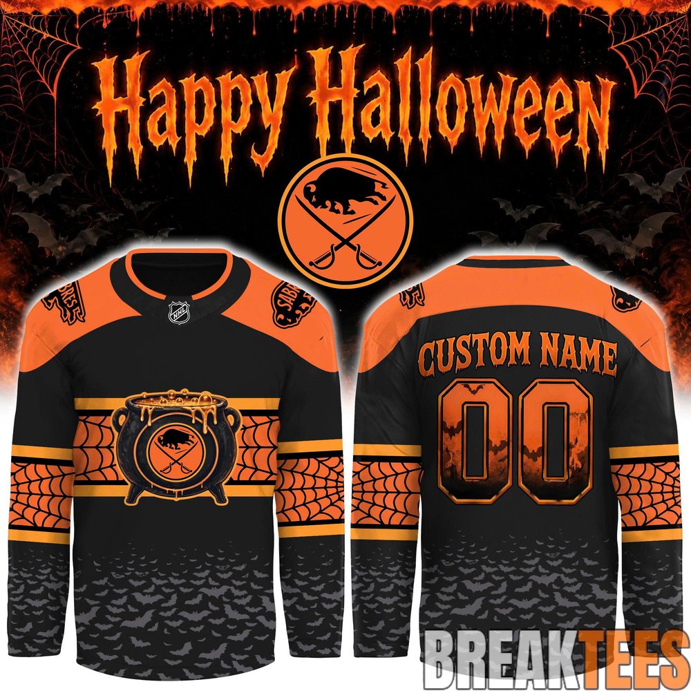 Buffalo Sabres x Halloween Day ’26 Custom Hockey Jersey Buffalo Sabres x Halloween Day ’26 Custom Hockey Jersey