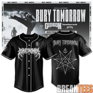 Bury Tomorrow – ‘Will You Haunt Me’ Australian Tour 2026 Baseball Jersey