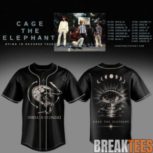Cage The Elephant – Dying In Reverse Tour 2027 Baseball Jersey