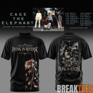Cage The Elephant - Dying In Reverse Tour 2027 T-Shirt 1