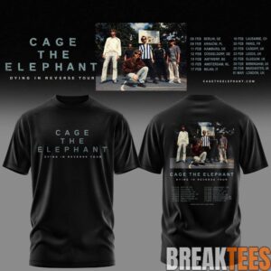 Cage The Elephant - Dying In Reverse Tour 2027 T-Shirt 2