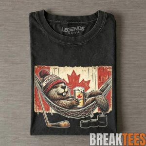 Canadian Beaver Moose Funny T-Shirt 1
