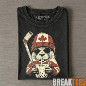 Canadian Beaver Moose Funny T-Shirt 2