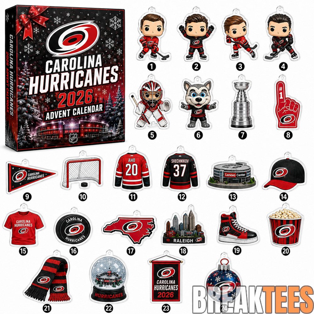 Carolina Hurricanes Advent Calendar 2026 for Hockey Fans Carolina Hurricanes Advent Calendar 2026 for Hockey Fans