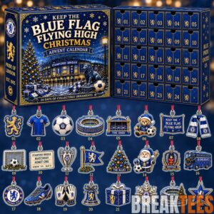 Chelsea FC Keep the Blue Flag Flying High Christmas 2026 Advent Calendar
