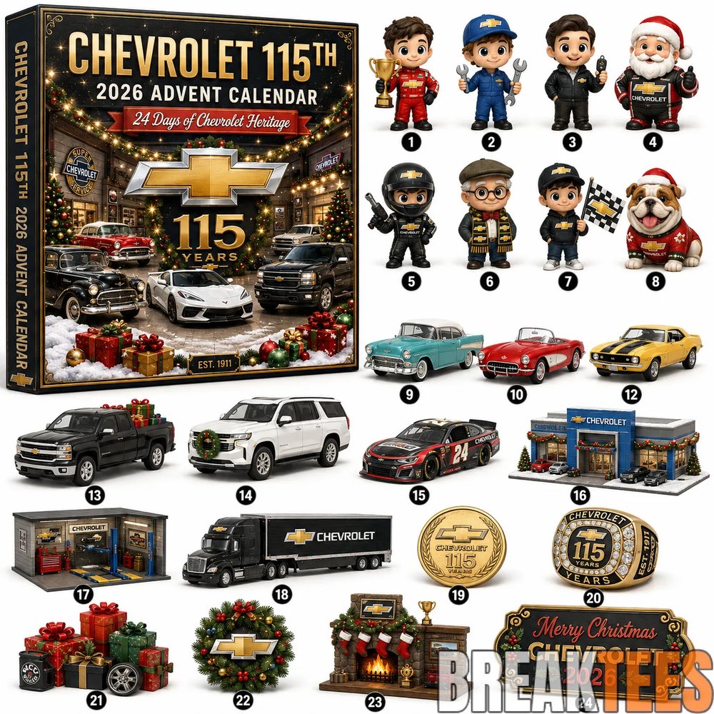 Chevrolet 115th Anniversary 2026 Advent Calendar Collector’s Edition Chevrolet 115th Anniversary 2026 Advent Calendar Collector’s Edition