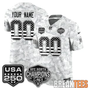 Chicago Bears 2026 Salute to Service Custom Football Jersey - Stitched 2