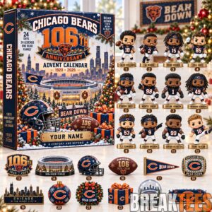 Chicago Bears 106th Anniversary Christmas 2026 Advent Calendar
