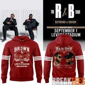 Chris Brown & Usher The R&B Tour 2026 Levi’s Stadium Hoodie