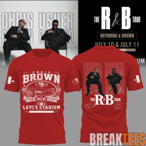 Chris Brown & Usher The R&B Tour 2026 Levi’s Stadium T-Shirt