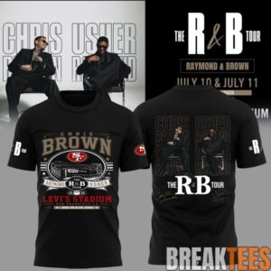 Chris Brown & Usher The R&B Tour 2026 Levi’s Stadium T-Shirt 2 Chris Brown & Usher The R&B Tour 2026 Levi’s Stadium T-Shirt 2