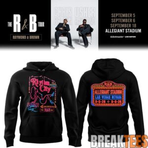 Chris Brown & Usher 2026 R&B Tour In Allegiant Stadium Hoodie