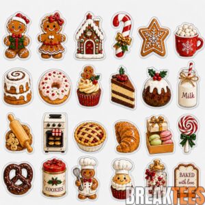 Christmas Baking 24-Day Countdown Advent Calendar 2026 for Baking and Christmas Lovers
