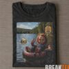 Chris Brown & Michael Jackson Middle Finger Pose Tee