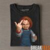 Halloween Jason Voorhees & Michael Myers Heart Vintage Tee