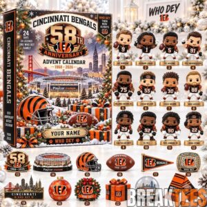 Cincinnati Bengals 58th Anniversary Who Dey Advent Calendar 2026