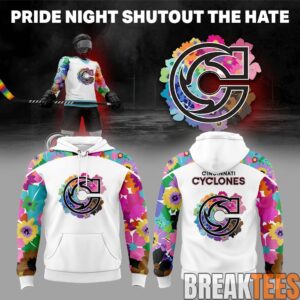 Cincinnati Cyclones SUB-TWILL PRIDE NIGHT Hoodie