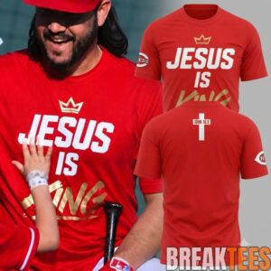 Cincinnati Reds Jesus Is King John T-Shirt