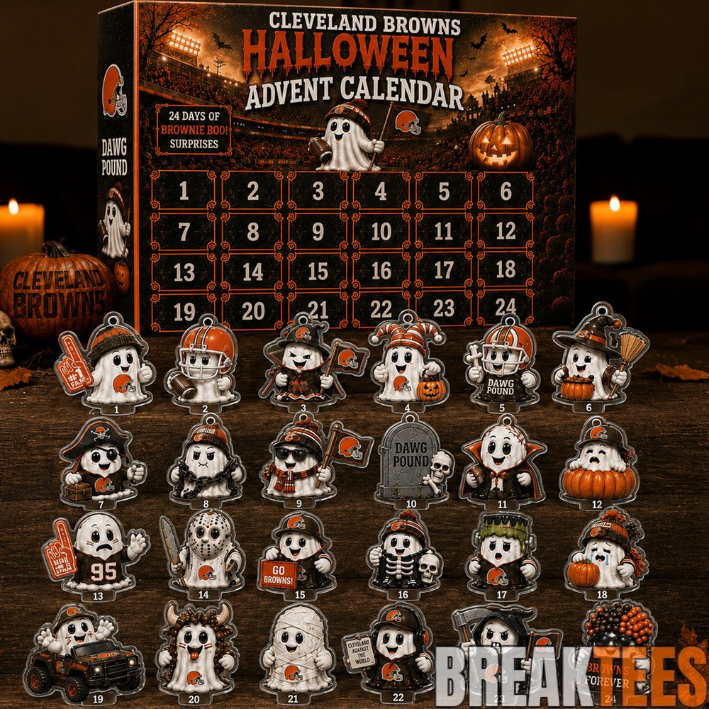 Cleveland Browns Halloween Advent Calendar 2026 for Football Fans Cleveland Browns Halloween Advent Calendar 2026 for Football Fans
