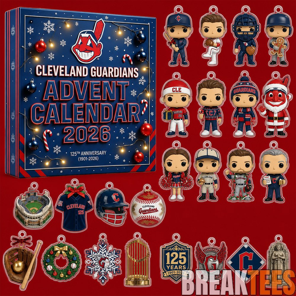 Cleveland Guardians 125th Anniversary Advent Calendar 2026 for Baseball Fans Cleveland Guardians 125th Anniversary Advent Calendar 2026 for Baseball Fans
