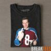 Colorado Avalanche Nathan MacKinnon Drunk & Smoke Tee Colorado Avalanche Nathan MacKinnon Drunk & Smoke Tee