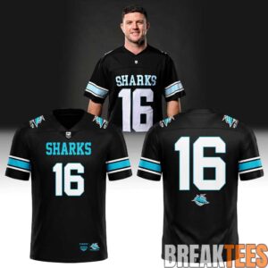 Cronulla Sharks 10 years Premiers Anniversary Range Football Jersey