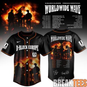 D-Block Europe – Worldwide Wave Tour 2026 Special Baseball Jersey