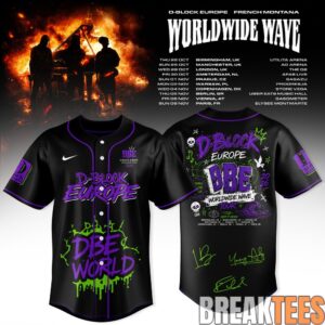 D-Block Europe – Worldwide Wave Tour 2026 Special Baseball Jersey 1