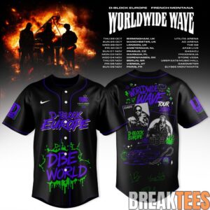 D-Block Europe – Worldwide Wave Tour 2026 Special Baseball Jersey 2