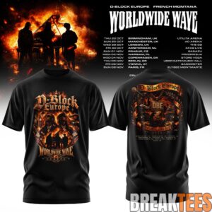 D-Block Europe – Worldwide Wave Tour 2026 Special T-Shirt 1