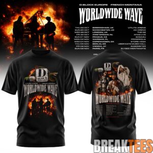 D-Block Europe – Worldwide Wave Tour 2026 Special T-Shirt 2